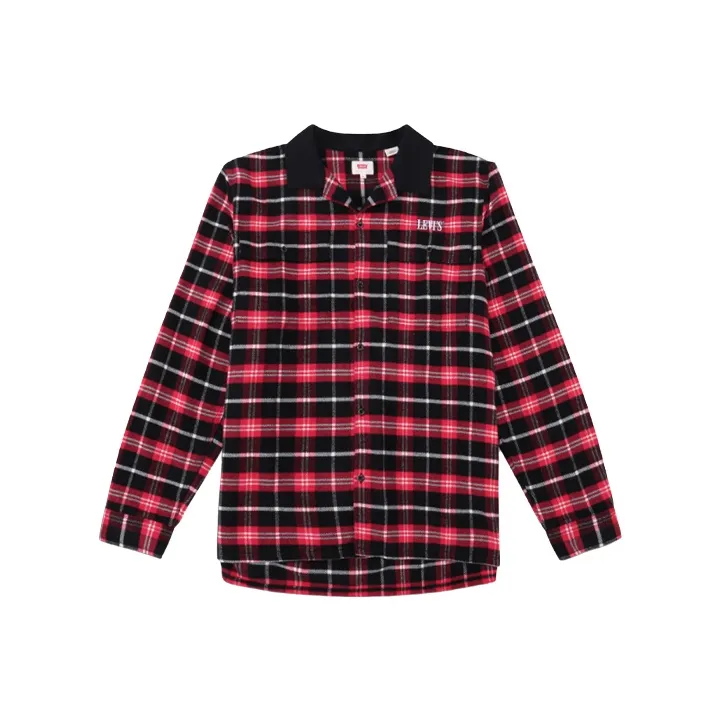 Levis Shirts Men Red-0