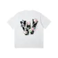 White Floral Butterfly W Letter