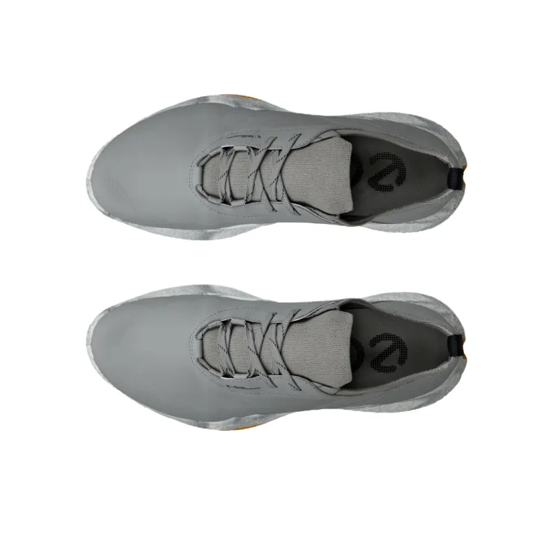 Ecco GOLF BIOM H5 Waterproof Low Top Golf Shoes Men's Gray-3