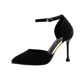 Medd Slim Heel High Heels 7CM Women's Black