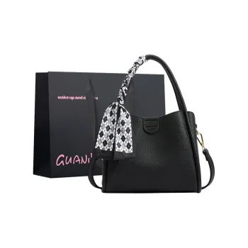 Champion Cub PU One Shoulder Handbags Women's Milk Tea/Coffee/Black