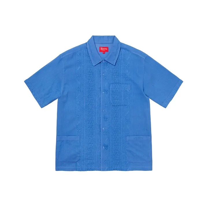 Supreme Embroidered S/S Shirt-3
