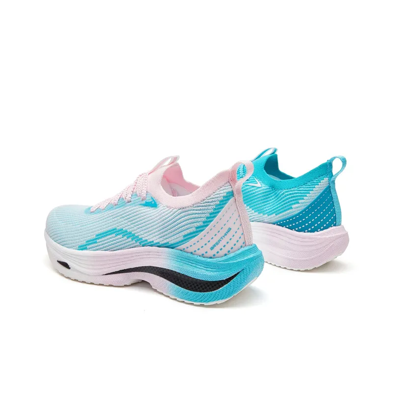 VOIT Running Shoes Unisex Low Top Left Pink Blue-3