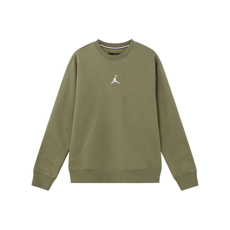 Jordan FAS M J ESS FLC CREW GCEL Sweatshirts Men Medium Olive Green-0