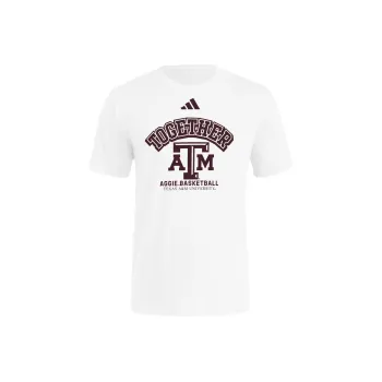 Adidas Free Shipping With AdiClub Texas A&M Aggies College Basketball Shooting Shirt