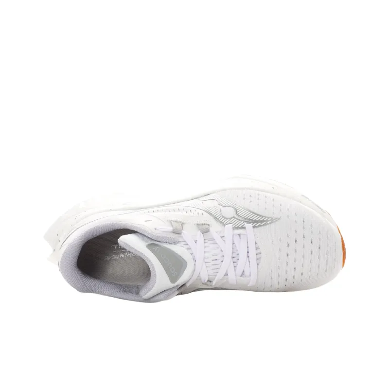 Saucony Abrasion Resistant Low Top Running Shoes Women's White-5
