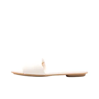 HOGAN Odor Resistant Slide Slippers Women's White