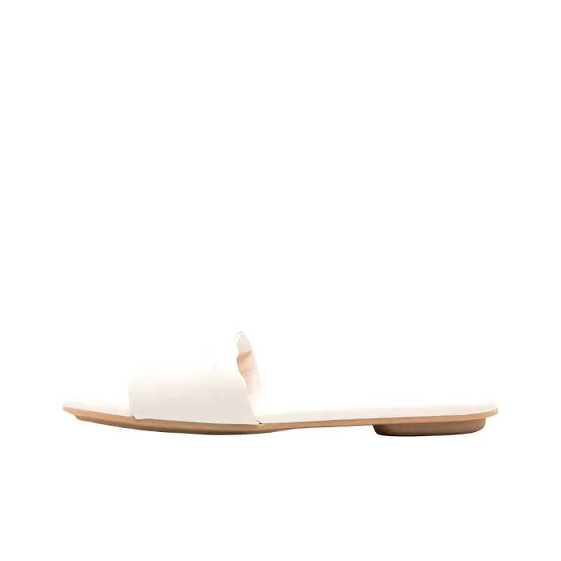 HOGAN Odor Resistant Slide Slippers Women's White-0