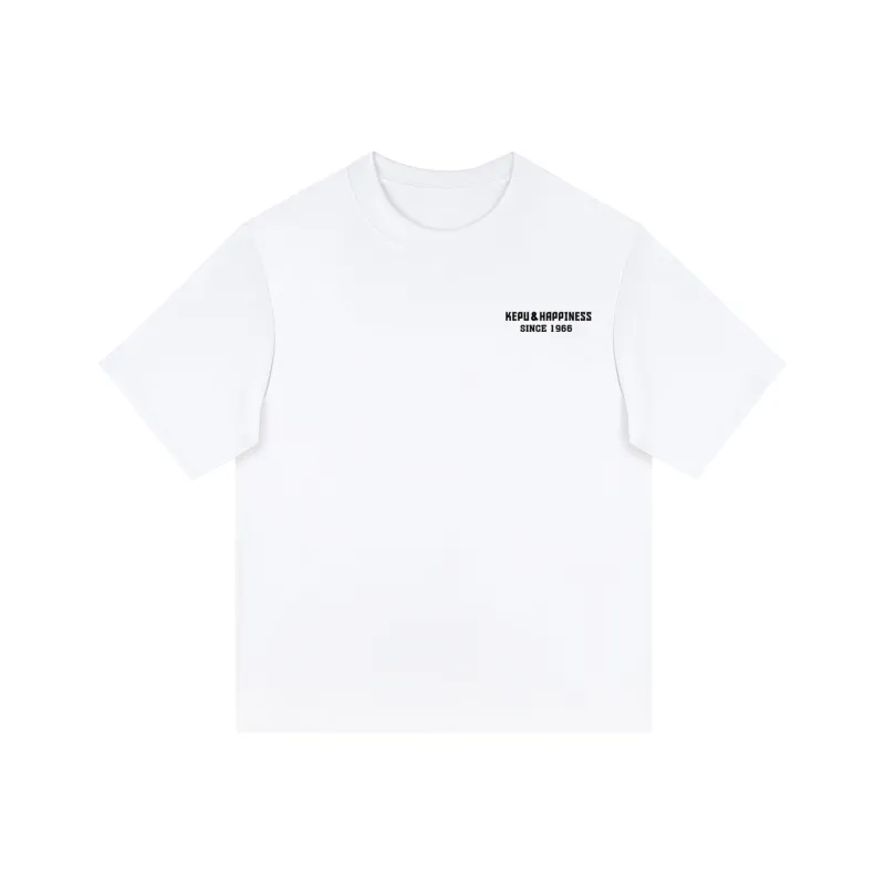 Kepu T Shirt Unisex Black Print Rose Red-9