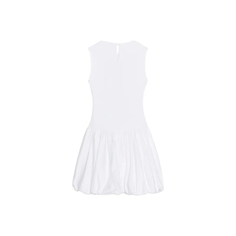 ZARA Sleeveless Dress Women's White-1