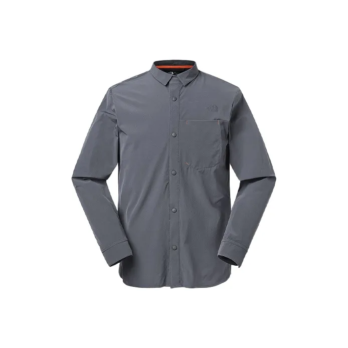 THE NORTH FACE Shirts Men Gray-0
