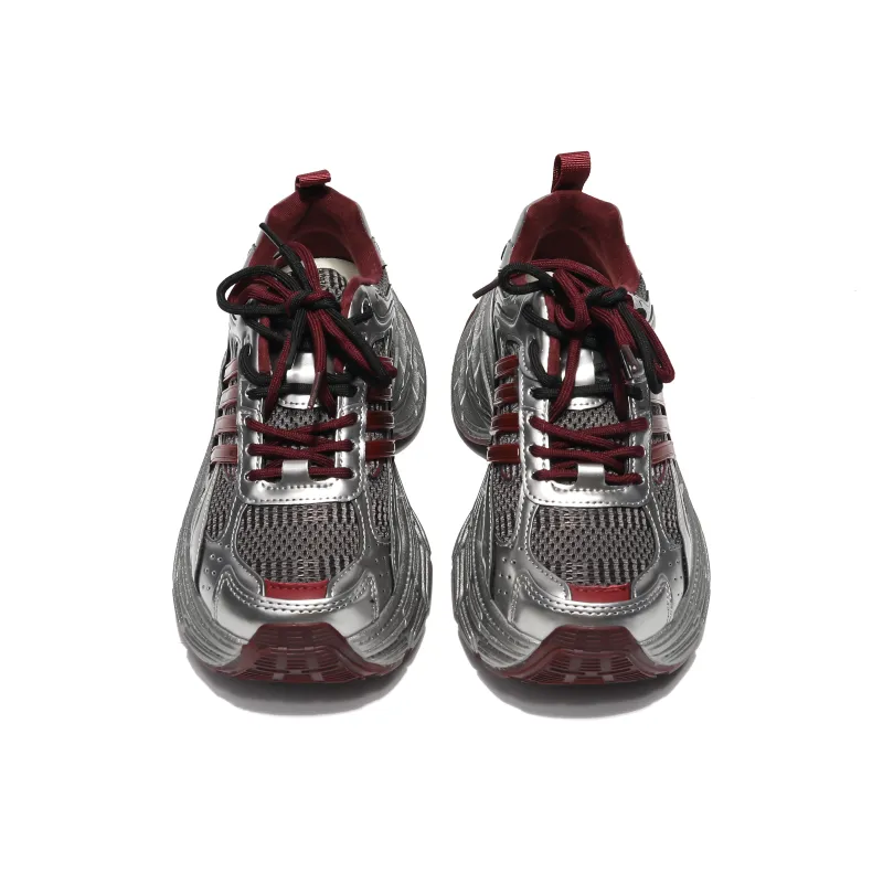 Yang Nianhua Cushioning, Slip Resistant, And Abrasion Resistant Low Top Chunky Sneakers Women's-7