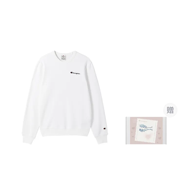 Champion FW24 Script Shop Sweatshirt Europe Version Unisex-0