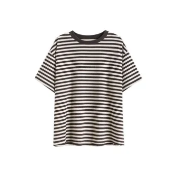 Hacikis T Shirts Men Stripes