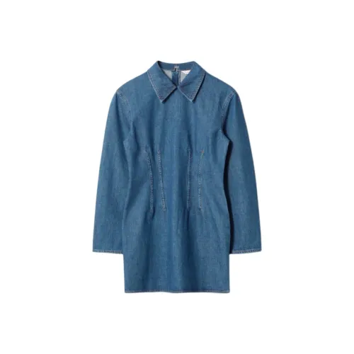 Other Stories Long Sleeved Dress Women's Blue