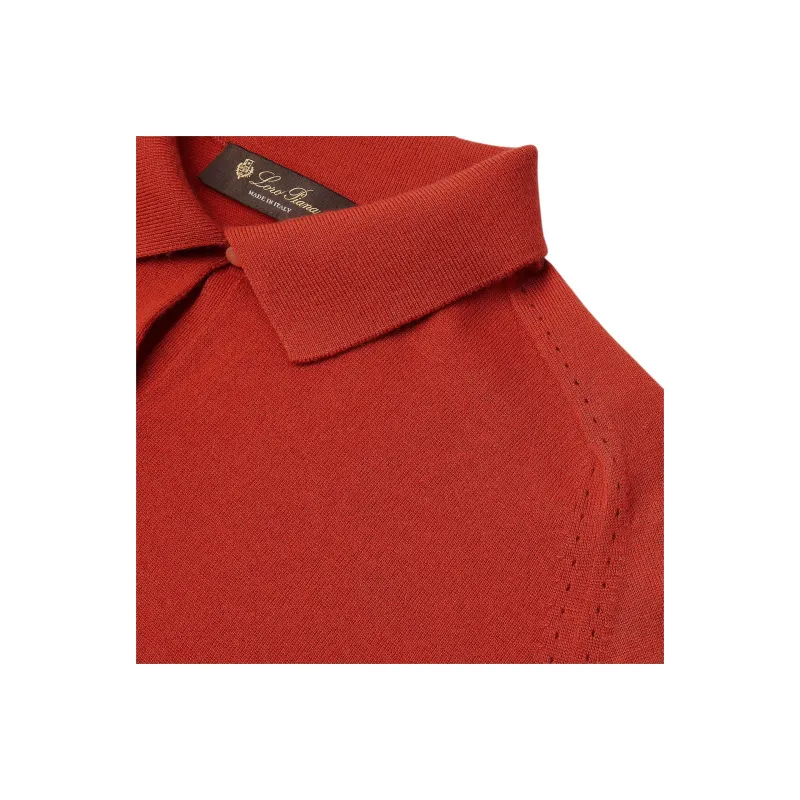 Loro Piana SS25 Polo Shirt Women's Red-6