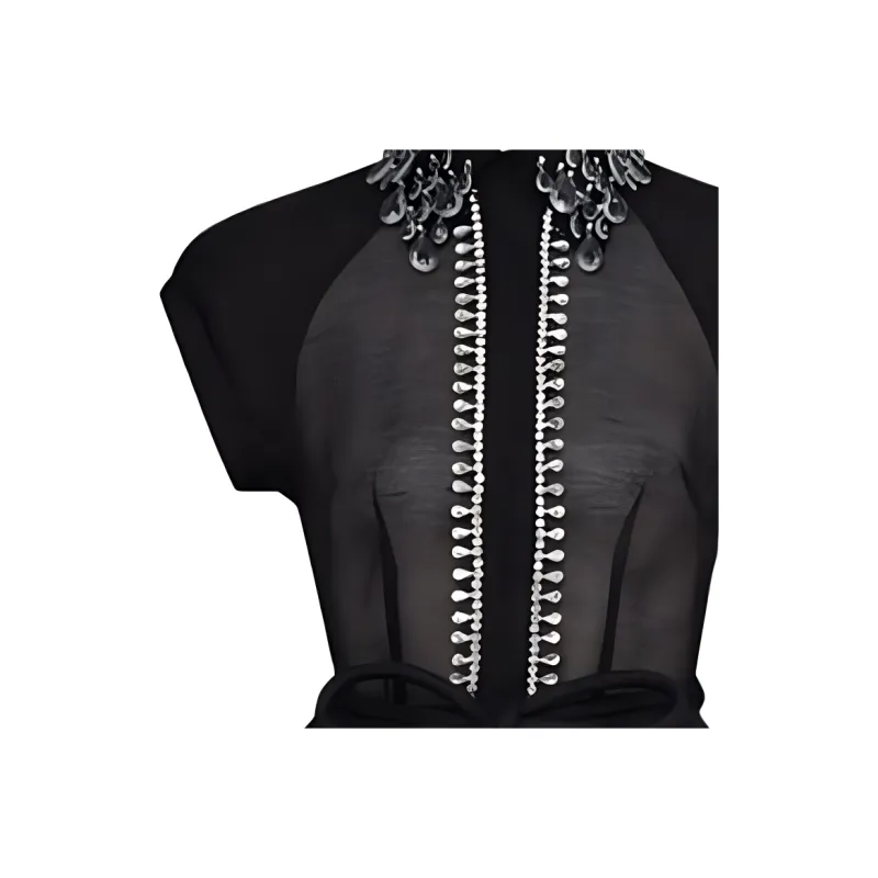 Zimmermann SS24 Short-Sleeved Dresses Women's Black-1