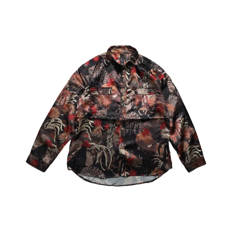 Shirts Unisex All over Rooster Color-0
