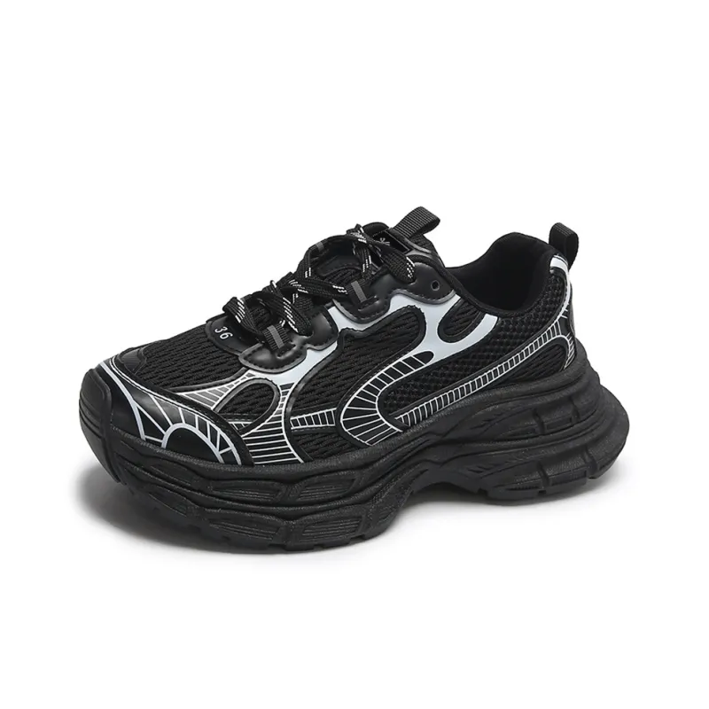 YUZHAOLIN Anti-Slip And Wear-Resistant Height Increasing Low-Top Chunky Sneakers Women's-13