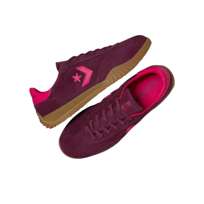 Converse Run Star Trainer Anti Slip Wear Resistant Low Top Casual Shoes Women's Pink-3