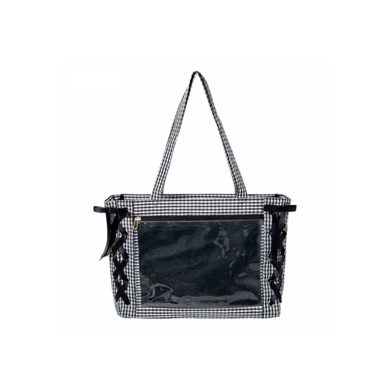 OTA Fabric Shoulder Bag Regular Women's Silver-16