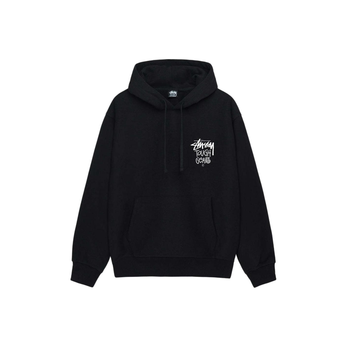 Stussy Block Sport Pigment Dyed Hoodie Black XL - POIZON