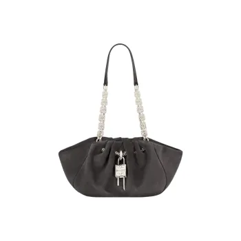 Givenchy Kenny Calfskin Handbag Shoulder Bag Women's Gray