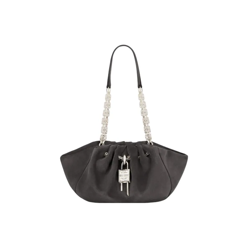 Givenchy Kenny Calfskin Handbag Shoulder Bag Women's Gray-0