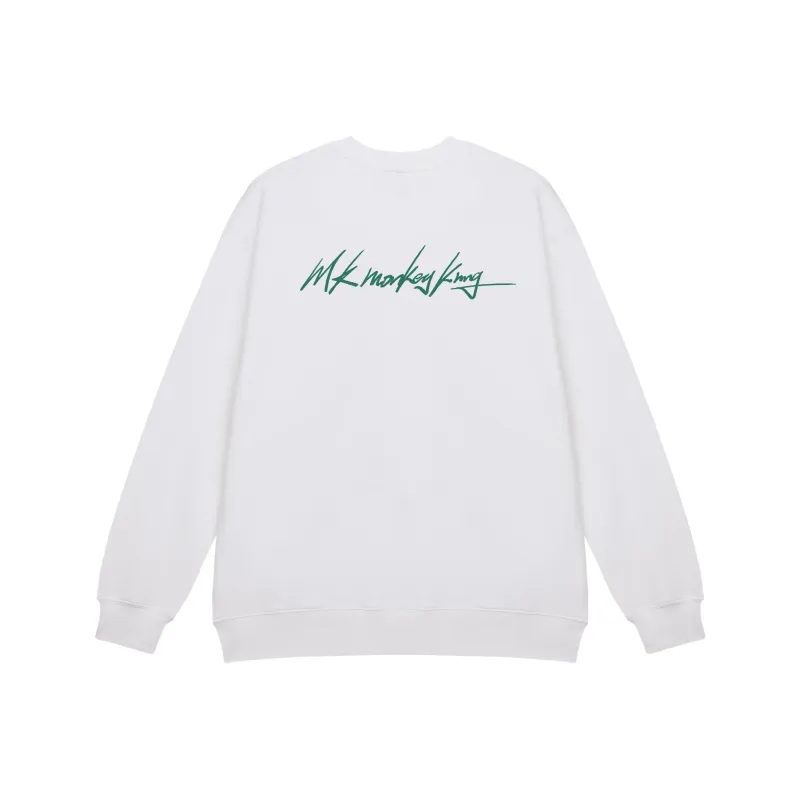 MK MONKEY KING Sweatshirt Unisex White-0