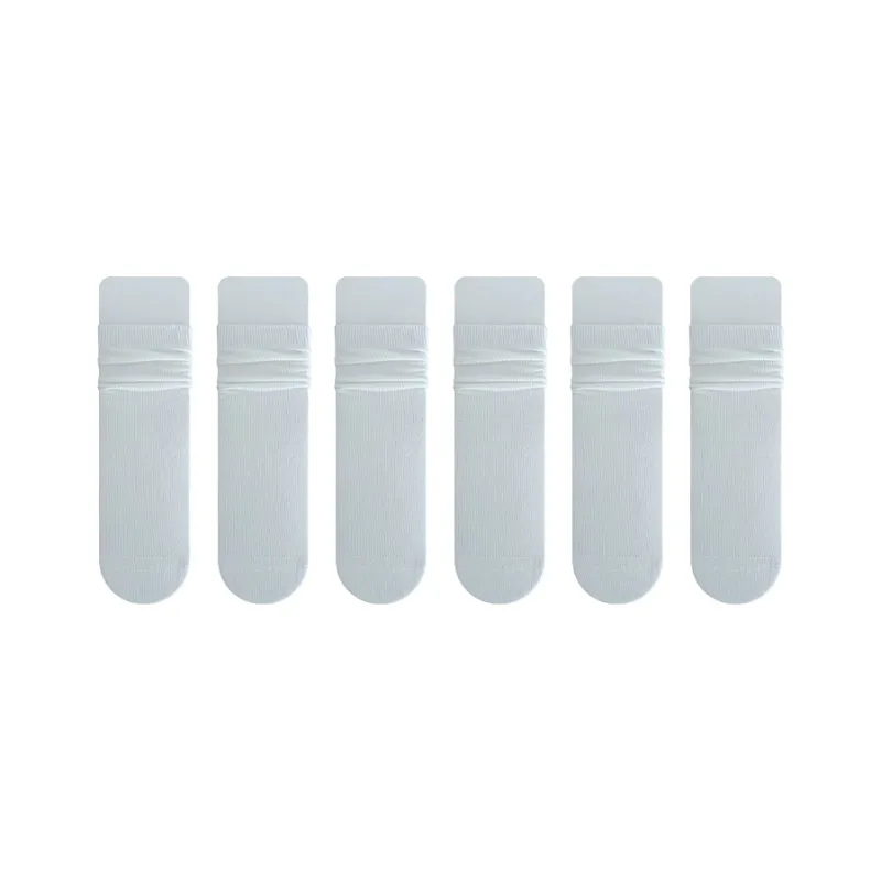 Moremoli Mid Calf Socks Women's 6 Pack-12