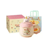 [with Gift Bag]Pink Rabbit Birthday Theme Ceramic Cup