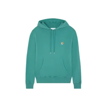 Maison Kitsune Bold Fox Head Patch Drawstring Hoodie