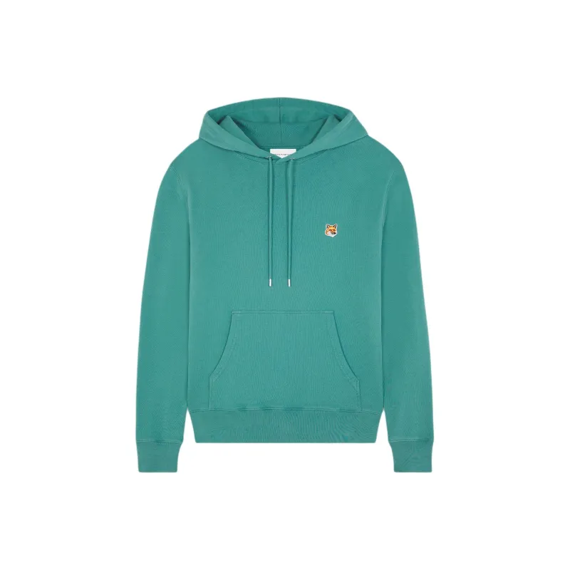 Maison Kitsune Bold Fox Head Patch Drawstring Hoodie-0