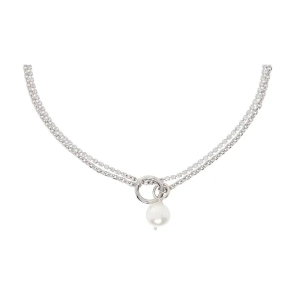 JUSTINE CLENQUET Necklaces Women's Palladium Color-1