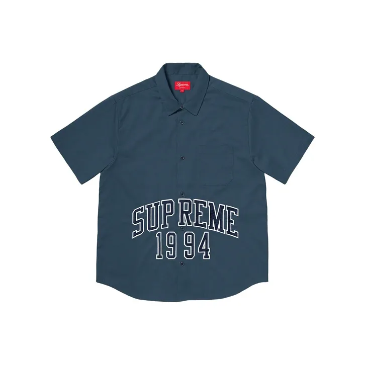 Supreme Arc Logo S/S Work Shirt-0