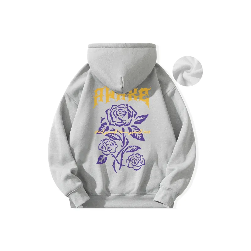 ACHS AWAKE Rose Printed Unisex Sweatshirt-15