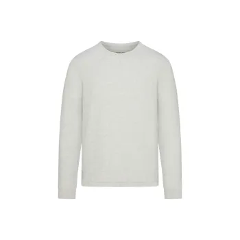 SKIMS FW24 MENS CLASSIC LONG SLEEVE T SHIRT T Shirt Unisex GREY/Light Gray