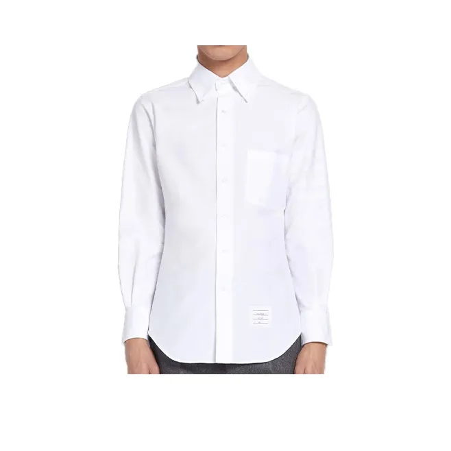 THOM BROWNE 4 Bar Oxford Shirt-0