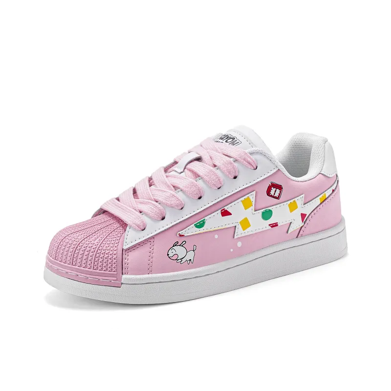 Crayon Shinchan Balance Lightweight Support Low-Top Skateboard Shoes Unisex-23