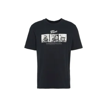 BARBOUR SS24 T Shirt Men's Black