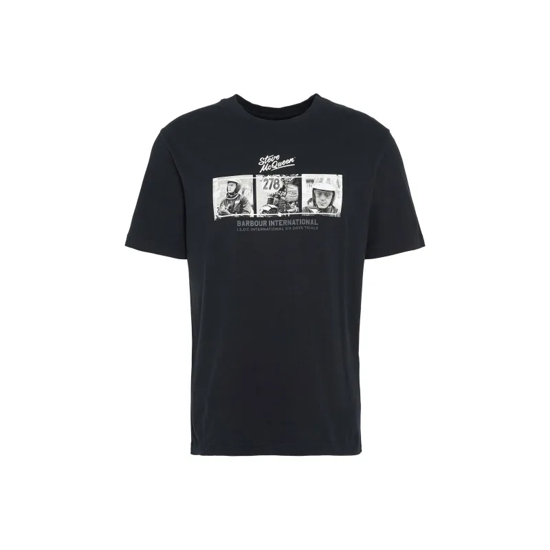 BARBOUR SS24 T Shirt Men's Black-0