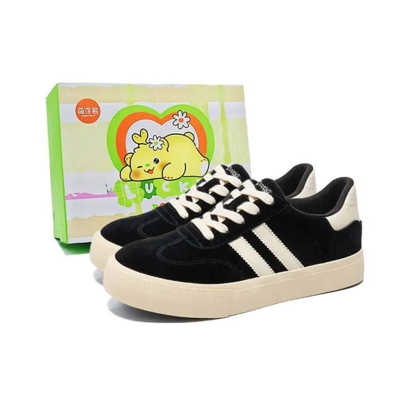 Budding Bear Slip Resistant, Abrasion Resistant, Lightweight, Height Increasing Low Top Skateboard Shoes Men's-10