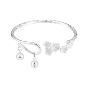 Bear Silversmith 999 Fine Silver Bangles Women's