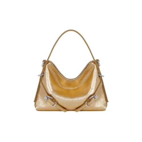 Givenchy Voyou Cow Leather Shoulder Bag, Crossbody Bag, Handbag Extra Mini Women's Gold