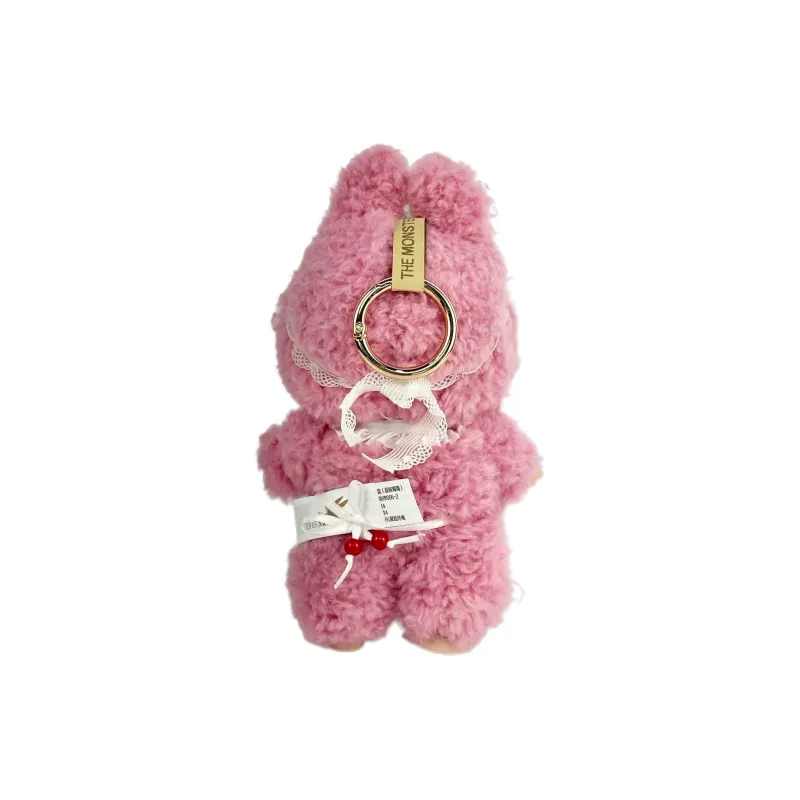 [Modified Doll] POP MART Labubu THE MONSTERS Heartbeat Macaron Collection, Little Chef, Cute Hang Tag Box 17cm-6