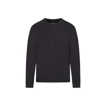 SKIMS COTTON MENS CLASSIC LONG SLEEVE T SHIRT T Shirt Men's Onyx/Agate