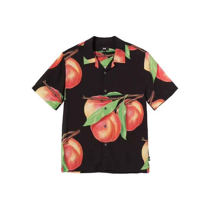 Stussy Peach Pattern Shirt-0