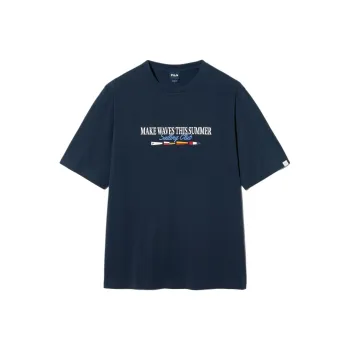 FILA T Shirts Unisex Blue