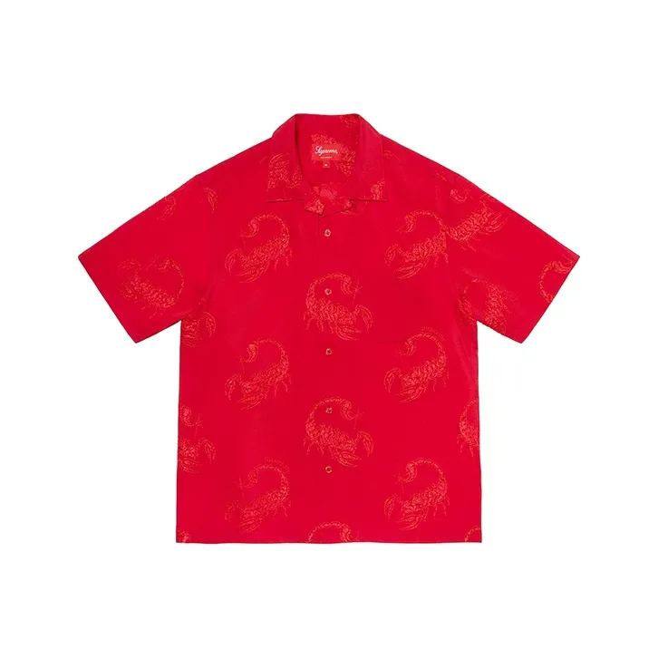 Supreme Scorpion Jacquard S/S Shirt-0