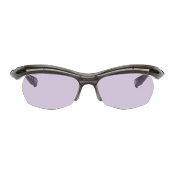 Factory900 Acetate Irregular Shape Sunglasses Unisex Gray